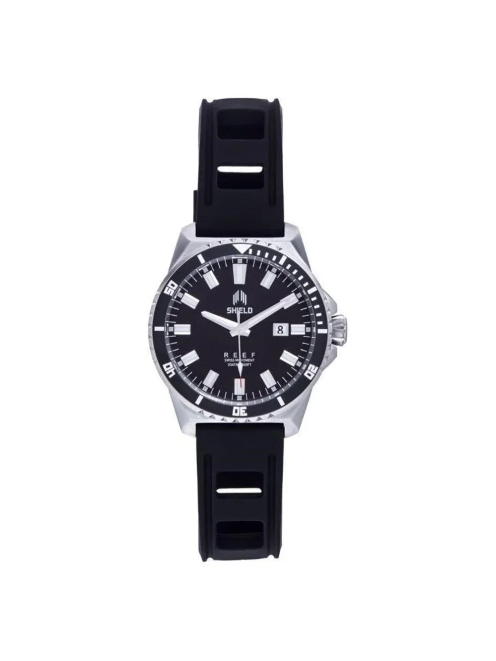 NWT Shield Reef Black Dial Men's Watch
